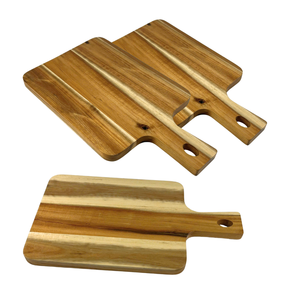 Planche à découper en bambou de qualité supérieure avec un design carré moderne, sûre pour hacher la viande, les légumes et les fruits - Product Image 6