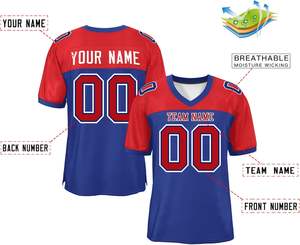 Urban Clubwear Ropa deportiva de fútbol americano Jerseys Malla de poliéster de secado rápido Impresión de sublimación transpirable Logotipo personalizado Tallas grandes - Product Image 2