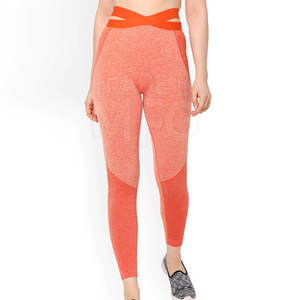 Lo último en mallas ajustadas de cintura alta XL para gimnasio para mujer, mallas para correr con diseño de estampado sólido, cintura elástica de LICRA de talla grande - Product Image 1