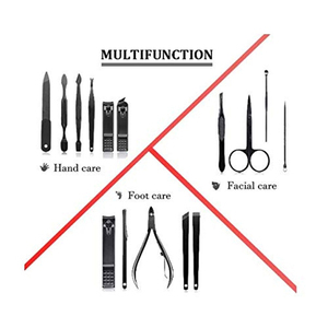 Pedicure <b>Manicure</b> Kit 18 in 1 <b>Manicure</b> <b>Set</b> Professional Sharp Nail Clippers Thick Cutter & File Scissors Men & <b>Women</b> - Product Image 2