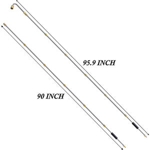 CLAUTOOL Outil de nettoyage de gouttière Laveuse à pression Baguettes d'extension Nettoyeur de toit <span class=keywords><strong>Lance</strong></span> Buse 7.5ft <span class=keywords><strong>Lance</strong></span> de remplacement Connexion rapide - Product Image 2