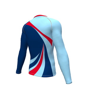 เสื้อรัดกล้ามเนื้อผ้าโพลีเอสเตอร์แบบกำหนดเอง รุ่นใหม่ล่าสุด ฟังก์ชั่นหลากหลาย พิมพ์ลายดิจิตอลแบบซับลิเมชั่นตามสั่ง - Product Image 4