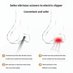 Lame Courbée de Haute Qualité Imperméable Durable pour le Soin des Cuticules Acier Inoxydable Coupe-Sourcils Pointe Aiguë Ciseaux de Beauté - Product Image 3