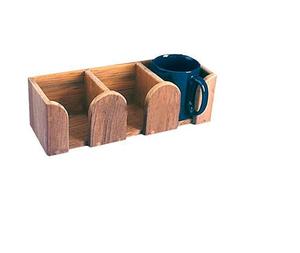 Juego de Bandejas de Madera para Tazas, Perfecto para Servir en Hostelería, con Estructura Resistente y Bordes Lisos - Product Image 1