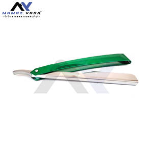 Navajas de Afeitar Rectas con Hoja Reemplazable, Herramienta Profesional de Barbería para Hombres, Afeitado Clásico en Húmedo, Soporte de Acero Inoxidable - Product Image 4