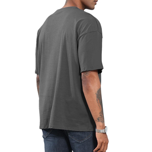 เสื้อยืดโอเวอร์ไซส์แฟชั่นสำหรับผู้ชายใส่ในฤดูร้อนเสื้อยืดโอเวอร์ไซส์สำหรับชุดลำลองน้ำหนักเบา - Product Image 5