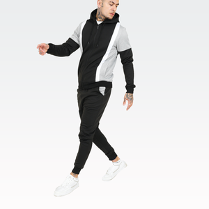 2022 dernière mode Logo personnalisé hommes survêtements Sport survêtement avec grande taille Option 2 pièces survêtements ensembles en vrac survêtements - Product Image 1