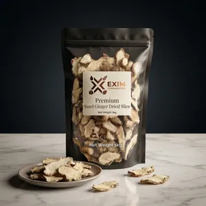 Tranches de gingembre séché de haute qualité 1 kg – Gingembre pur de sélection premium cultivé naturellement – 100 % longue durée de conservation – Produits Exim - Product Image 1
