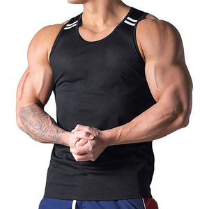 Débardeur Homme OEM Uni en Tissu Extensible Doux – Vêtement Décontracté de Fitness, Gilet de Sport Performant Anti-Humidité, Haut d'Entraînement Sans Manches - Product Image 1