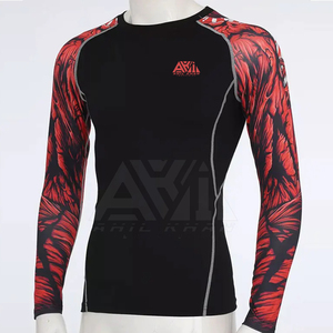 Nuevas Camisetas de Compresión Transpirables de Secado Rápido con Mangas Largas y Spandex/Poliéster en Oferta - Product Image 2