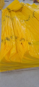 Vente en gros de tissu de bâche en PE imperméable de taille GSM de style uni pour le camping en plein air et l'utilisation industrielle - Product Image 2