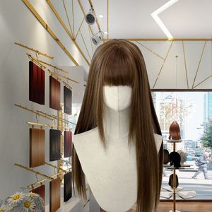 Haute qualité 2x6 dentelle avant os droit brésilien perruque de cheveux humains avec fermeture en dentelle transparente vierge cuticule alignée - Product Image 3