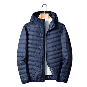2025 Otoño Invierno chaqueta de plumón de pato blanco hombres peso ligero Cálido impermeable Casual al aire libre portátil abrigos acolchados masculinos - Product Image 4