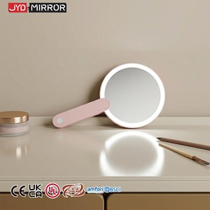 Espejo de <span class=keywords><strong>Maquillaje</strong></span> Portátil de Mano, Compacto, de Plástico, Recargable Tipo C, con Luces LED, para Viajes - Product Image 6