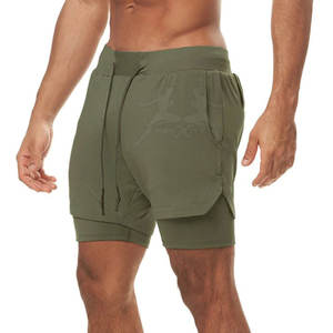 Diseña tus propios pantalones cortos de fitness de MOQ bajo, totalmente personalizados, ropa de entrenamiento de gimnasio, pantalones cortos de fitness para hombres - Product Image 3