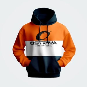 Wholesale Custom Made Heavyweight <b>Polyester</b> <b>Hoodies</b> for Men XL Size Good Quality Top Design Street Wear Hooded Collar Solid - Product Image 2