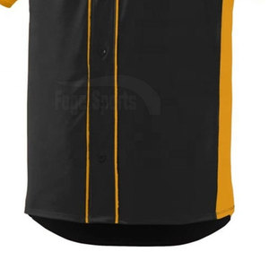 Camiseta de Béisbol con Cuello en V, Diseño Nuevo, Alta Calidad, Secado Rápido, Transpirable, 100% Poliéster, Colores Personalizados, Logotipo, Venta al por Mayor - Product Image 6