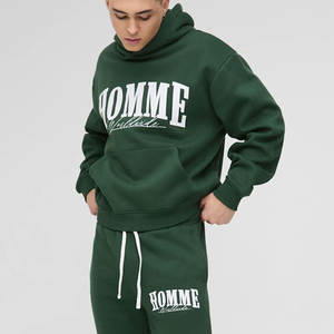 Fabricant en gros, prix bas, survêtement délavé pour hommes, prix raisonnable, manches longues, survêtement personnalisé imprimé pour hommes - Product Image 3