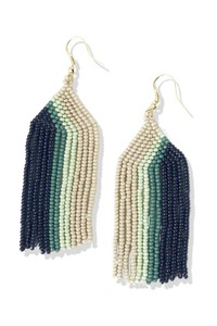 Pendientes de Flecos de Cuentas de Colores Hechos a Mano para Mujer, Accesorio de Moda Personalizable, Joyería de Cuentas de Tendencia - Product Image 2