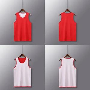 Maillot de basket-ball une pièce personnalisable gilet de sport ample double face pour la course à pied décontractée vêtements d'équipe respirants - Product Image 5