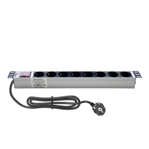 1U 8 cách Đức Schuko PDU với On/Off chuyển đổi, nhôm Rack mount cho máy chủ Rack, F loại cắm (din49441) - Product Image 5