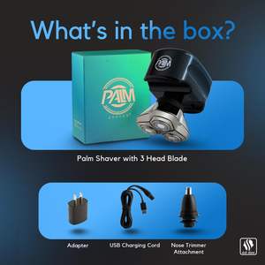 Afeitadora Eléctrica Mini de Viaje Inalámbrica Ergonómica e Impermeable, Afeitadora Facial de Triple Cuchilla con Clasificación IPX7 - Product Image 5