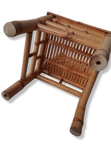 เก้าอี้ไม้ไผ่จากโรงงานโดยตรง เป็นมิตรกับสิ่งแวดล้อม ดีไซน์ทันสมัย ผลิตด้วยมือ 100% น้ำหนักเบา ใช้ได้ทั้งภายในและภายนอกบ้าน - Product Image 4