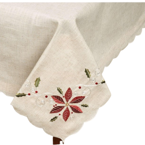 Customizable Modern Round Polyester/Cotton <b>Tablecloth</b> Washable & Reusable Woven Design for Home, Weddings & Parties - Product Image 6