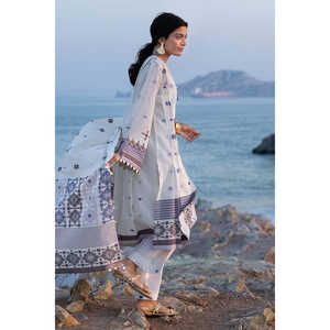 Conjunto de Traje Jacquard de 3 Piezas para Mujer con Dupatta MJ-62003 - Product Image 4