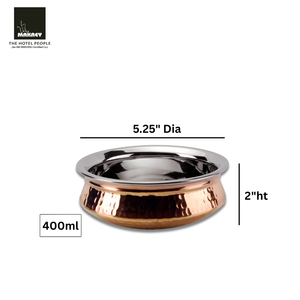 เครื่องครัวทำจากทองแดงชามลากันสแตนเลสใช้ในครัวเชิงพาณิชย์แบบพรีเมี่ยมสำหรับโรงแรมและร้านอาหารผู้จำหน่ายอินเดีย - Product Image 2