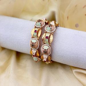 ชุดเครื่องประดับกำไลข้อมือคาดาแบบทำมือดีไซน์ทันสมัยสำหรับผู้หญิงเหมาะสำหรับสวมใส่ตามเทศกาล - Product Image 1