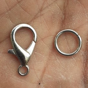 ก้ามปูโลหะแบบสั่งทำพร้อมแหวนเหมาะสำหรับนักออกแบบเครื่องประดับและลูกปัดและค้นหาร้านจำหน่ายอุปกรณ์ - Product Image 6