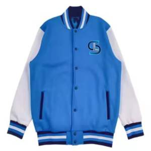 Últimos diseños personalizados de manga larga de béisbol Varisty chaqueta de los hombres lisos en blanco Varisty chaquetas para los hombres de secado rápido Durable - Product Image 5