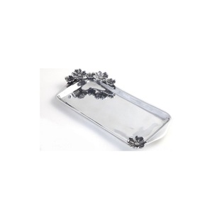 Premium Modern Metal Serving <b>Tray</b> With Chic Design Perfect For Serving Cocktails <b>Snacks</b> And Beverages During Social Events - Product Image 5