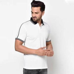 Polos en coton pour hommes de haute qualité Logo brodé personnalisé marque décontractée maison mode hommes hauts motif solide - Product Image 4