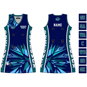 Uniformes de Netball de Alta Calidad para Mujer, Shorts y Camiseta con Estampado por Sublimación, Elásticos en Cuatro Direcciones, Tallas Grandes - Product Image 3