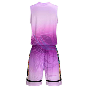 Uniforme de basket-ball respirant meilleur prix uniforme de basket-ball bon matériel uniforme de basket-ball de conception professionnelle abordable - Product Image 3