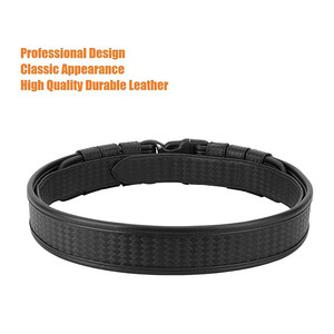 Ceinture Tactique Utilitaire en Cuir Pleine Fleur de Haute Qualité, Dernier Design, Boucle Automatique, Idéale pour le Travail en Extérieur - Product Image 3