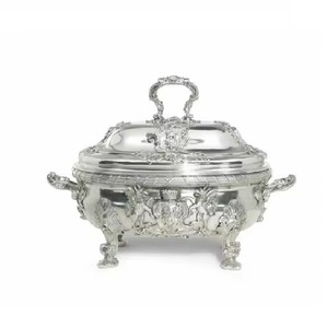 Olla de cazuela de metal estilo golfo de primera calidad, la última llegada, las mejores ollas para sopa y stock con calentador de alimentos de diseño clásico - Product Image 2