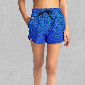 Nouveaux shorts personnalisés de haute qualité pour femmes Shorts de gym avec impression par sublimation à séchage rapide et taille haute pour femmes - Product Image 1