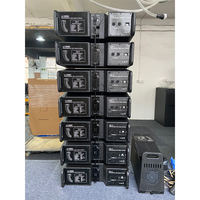 LA-1 Mini Line Array 2x6.5 Inch Neodymium Pasif PA Speaker Dual 1.7 Inch Neo HF Driver SPL Tinggi Audio Panggung Profesional