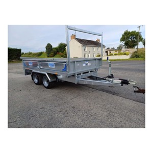 Remolques agrícolas de doble eje de 10 toneladas, remolque de granja volquete, remolque de camión Tractor agrícola - Product Image 5