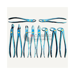 Kit d'instruments d'exodontie professionnel Ensemble complet de pinces pour des procédures complètes de retrait des dents - Product Image 1