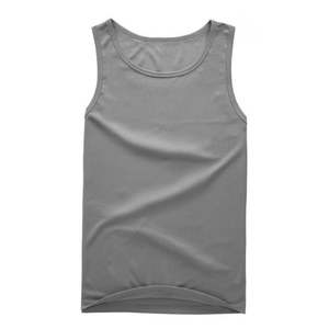 Venta al por mayor Hombres Culturismo Gimnasio Ropa activa Ropa deportiva Camisetas sin mangas Compresión muscular 100% Chaleco de algodón - Product Image 3