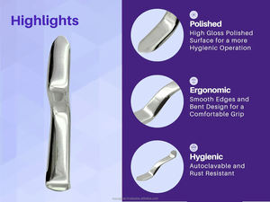 Retractor Manual de alta calidad para labios, mejillas y lengua, instrumentos quirúrgicos dentales, Retractor de Minnesota de plástico y acero reutilizable - Product Image 6