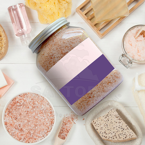 100% Natural Himalayan Pink Salt Bath Scrub Deep <b>Cleansing</b> Formula for Soft, Smooth <b>Skin</b> From Pakistan - Product Image 3