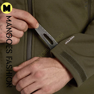 Super Flex 3-layer <b>Material</b> 2-way Waterproof Breathable Windproof Zipper Taped Seams Camouflage Stand Collar Winter Jacket - Product Image 4