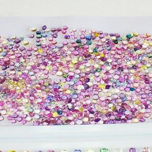 Pierres précieuses naturelles multi-saphir pour la fabrication de bijoux Qualité AAA avec certificat IGI Taille de forme mixte non chauffée et non traitée - Product Image 5