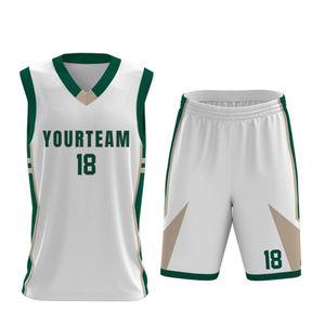 Uniformes de basket-ball pour hommes de haute qualité, vente chaude personnalisée, nouveaux ensembles de maillots de basket-ball, logo personnalisé, kit - Product Image 1