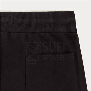 Shorts de bain décontractés pour hommes, taille mi-haute, 100 % coton, couleur unie, légers, respirants, séchage rapide, pour activités de plein air - Product Image 3